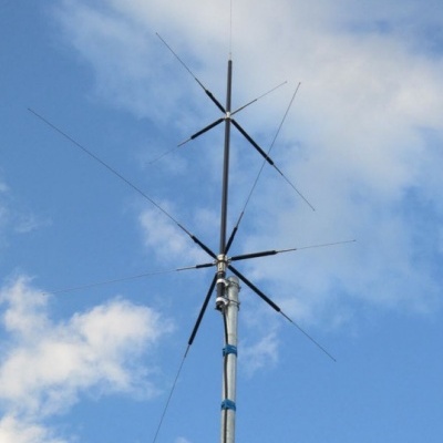 Antenas Base HF Vertical  Multibanda DIAMOND CP-VU8 -  HF / VHF / UHF para 70cm -2-6-10-15-20-40-80 m