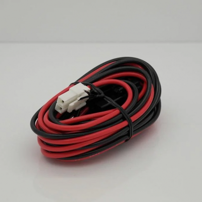 Cabo de alimentação  2 Polos  RK-06-8 | DP-02 | PC-20 - Com fusível  + Conector M  13.8V/24V  DC