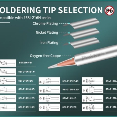 ESTAÇÃO DE SOLDAR REGULÁVEL 60W 200-480º PROSKIT SS-306B