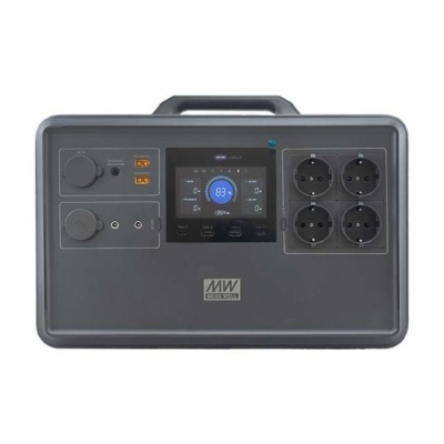 Estação Portátil de Energia Profissional - Série ES-S: 500W~2400W Usina Portátil MEAN WELL