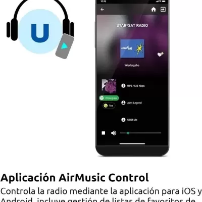 Receptores/Scanner TECHNISAT STERNRADIO IR 2 NEGRO, RECEPTOR RADIO INTERNET PORTÁTIL