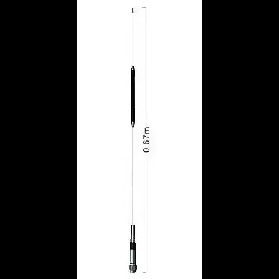 Antena Móvel Dual Banda 144/430Mhz Diamond NR77AM