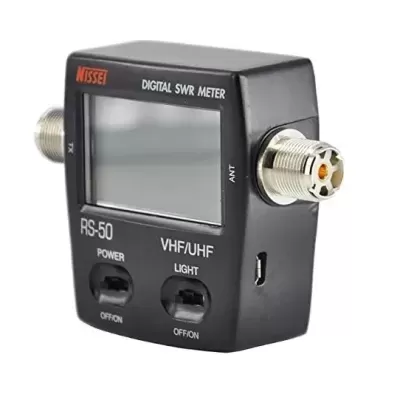 Medidor  Ondas Estacionárias SWR/ROE RS-50MAX - AM/FM/SSB/DMR