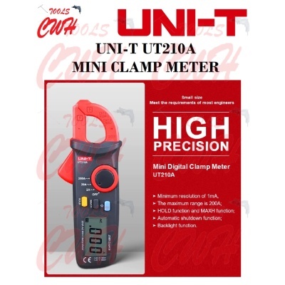 PINCA AMPERIMETRICA DIGITAL 200A UNI-T UT210A
