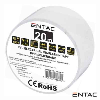 FITA ISOLANTE BAIXA TENSAO VÁRIAS CORES ENTAC e EDM