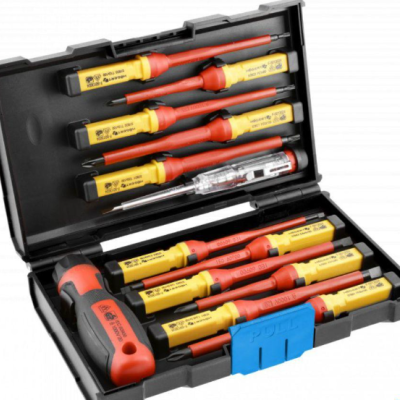 CONJUNTO DE 13 CHAVES VDE 1000V E 1 BUSCA-POLOS PROSKIT SD-V861