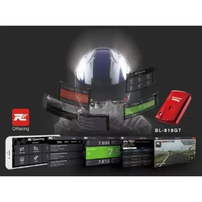 GPS Sistema de Navegação Qstarz BL-818GT BLE Receptor GNSS Bluetooth 10Hz