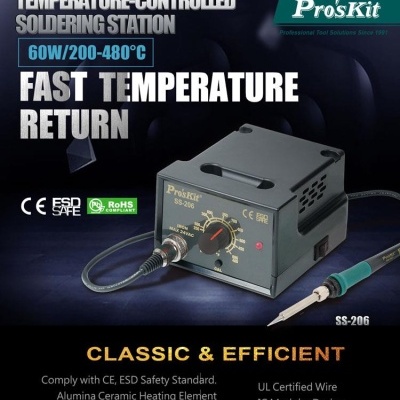 Estação De Soldar 60W PROSKIT SS-206B