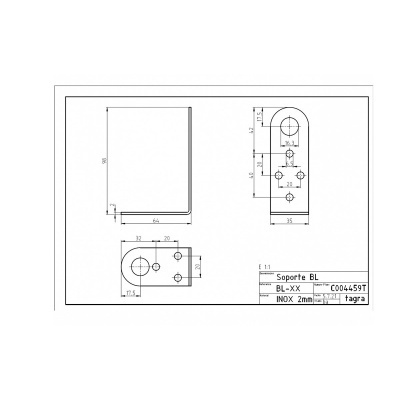 Suporte Metálico de Antena Tagra C004459T