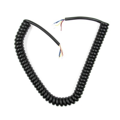 Cabo Espiral Microfone 8  e 6 Condutores - New