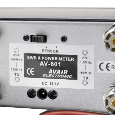 Medidor  Ondas Estacionárias  SWR HF/VHF/UHF AVAIR AV-601  1KW  Tipo  PL/PL  e Tipo PL/N