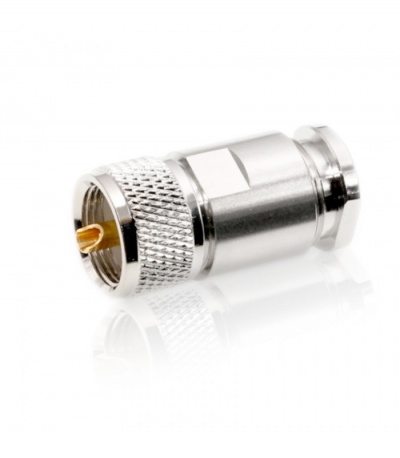 Conectores Coaxiais PL-259 - UHF Para Cabos Coaxiais 10.3mm - PLMR400/RG-213/RF400UF/AIRCOM/ECOFLEX10/HYPERFLEX10