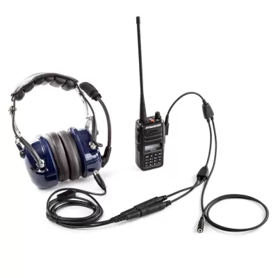 Adaptador de Capacete de Aviação PJ055-PTT para Walkies conexión tipo «K» con PTT