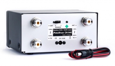 Medidor  Ondas Estacionárias HF/VHF/UHF 3KW  PIROSTAR CN-640