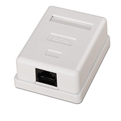 Tomada de Superfície  Rede  1xRJ45  CAT6 UTP 1