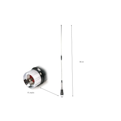 Antena Móvel Dual Banda 144/430Mhz FALKOS NR-438