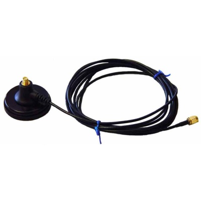 Base Magnética  SMA Fêmea + CABLE RG174  SMA Macho