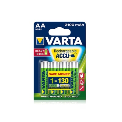 Pilha Varta Recarregável. 56616 - AA 1.2V  (2,100mAh) - Bl 4  LR06