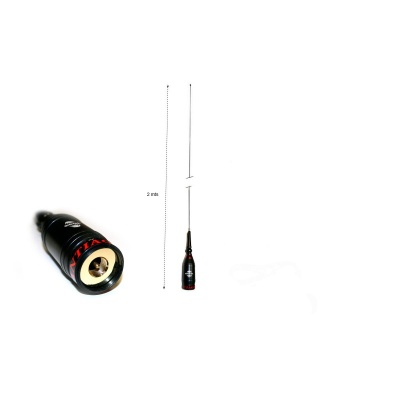 Antena Móvel CB/27Mhz SIRTEL SANTIAGO 1200 PL   Só Antena - ORIGINAL