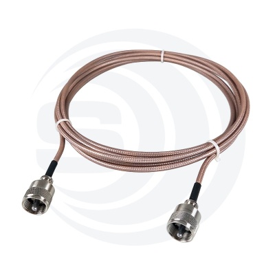 Cabo Coaxial  Pré Montado 4m RG-303  2xPl-259 (UHF) - 4RG303  2400W  e 3GHZ