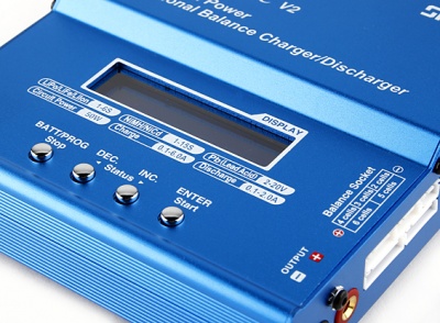 Cargador de Pilhas IMAX B6AC CARGADOR DUAL 80W PARA BAETRIAS DE LI-PO, LITIO, NI-CD, MI-MH