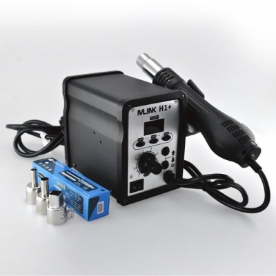 Estação de  Soldar de Ar Quente Mlink H1+ Controle Digital e Memórias