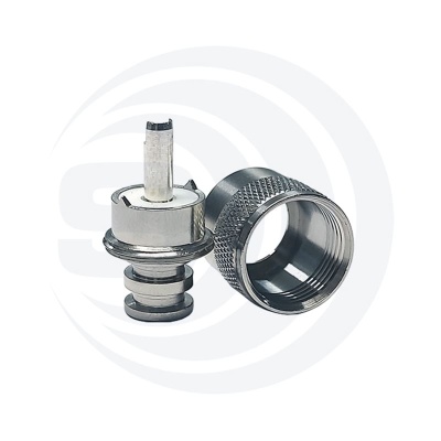 Conector Macho  PL 259 Sirio PL-RG-58R | CO-100 Teflon  Ø: 5.0MM - Tamanho Reduzido (Sirio)