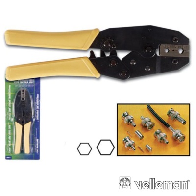 Alicate de Cravar Fichas N/UHF/BNC/SMA Ref CTBRAND .RG58/59/62