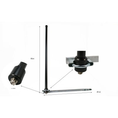 Antena Base  Scanner HF + Banda Aérea BIDATONG AS-4