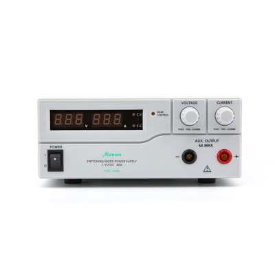 Fonte de Alimentação  220VAC  Manson HCS-3400 1-15V / 0-40A