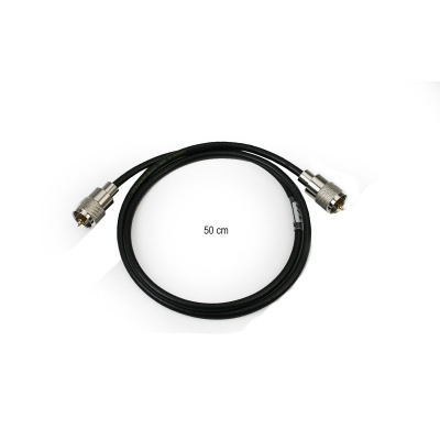 Cabo Coaxial Pré Montado Chicote RG-58 50cm BIDATONG tipo 2xPL-259