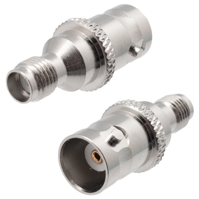 Adaptadora BNC Fêmea | SMA Fêmea - Teflon