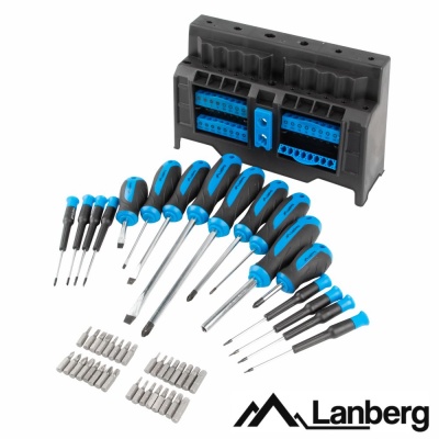 CONJUNTO DE CHAVES E PONTAS 50X LANBERG NT-0804