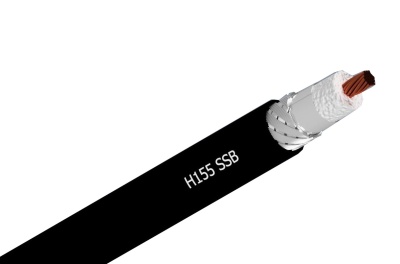 Cabo Coaxial  50  Ohms   H-155 SSB  5.4MM (PTFE) - Cobre