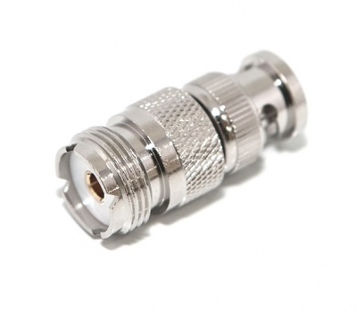 Adaptadora BNC Macho | PL 259 UHF Fêmea