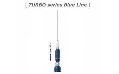 Antena  Móvel CB SIRIO TURBO 2000 PL BLUE LINE  C/Rotula