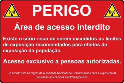 Sinalética Para Antenas GSM/LTE/FM - KIT 6 Placas