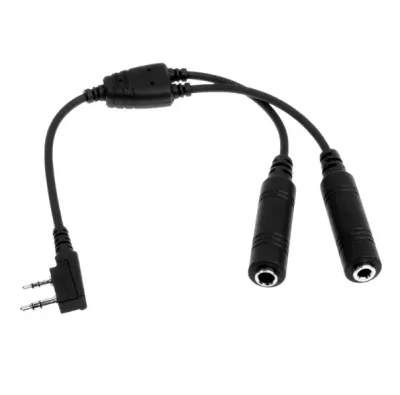 Adaptador de Capacete de Aviação PJ055/PJ068 para Walkies conexión tipo «K»