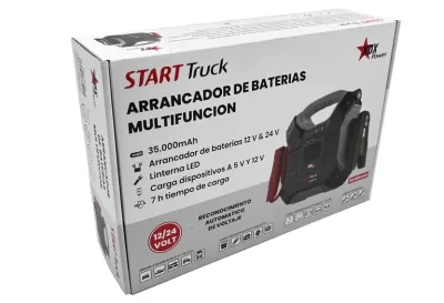 Arrancador de Bateria KDX-Power START Truck, Battery Starter 12/24V 35.000 mAh