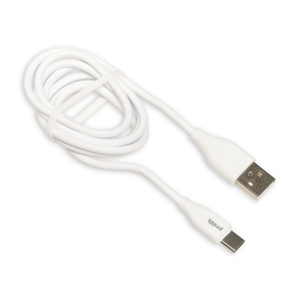 Cabo iggual USB-A-USB-C 100 cm branco Q3.0 3A