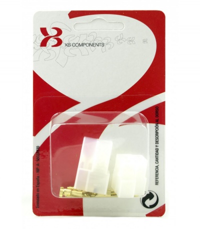 Fichas de Alimentação Universal  3 Vias T Faston 6.3mm - KIT XB512