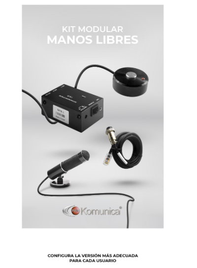 Microfone de Mesa e Viatura Komunica Modular KITS
