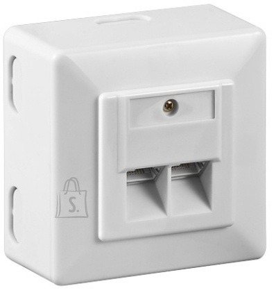 Tomada de Superfície  Rede  2xRJ45  CAT6 UTP  Logilink NP0006