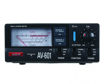 Medidor  Ondas Estacionárias  SWR HF/VHF/UHF AVAIR AV-601  1KW  Tipo  PL/PL  e Tipo PL/N