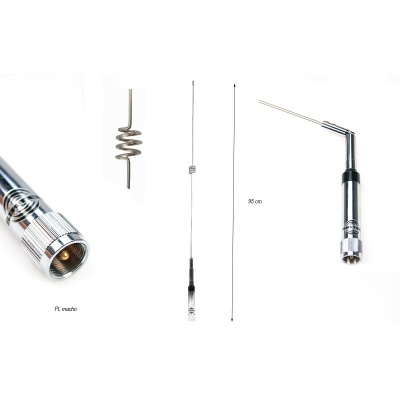 Antena Móvel Dual Banda 144/430Mhz  Sirtel SRT-M-770H