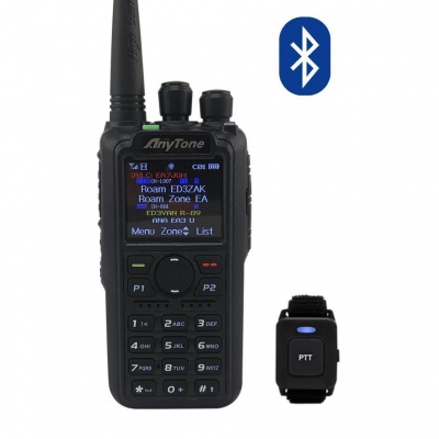 Rádio Portátil Dual Band  Anytone   D878UV-II PLUS  DMR (Tier I e Tier II) APRS e Bluetooth