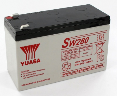 Bateria Chumbo AGM  Marca YUASA  Seri  Standard 12V High Rate ( Alta Descarga )