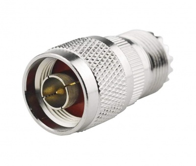 Adaptadora Tipo N Macho | PL 259 UHF Fêmea -Teflon