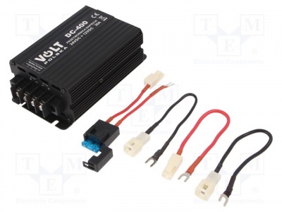 Redutor de tensão  Comutado   DC/DC 24v/12.2v  DIGITAL  DC-400 24/12V 30A