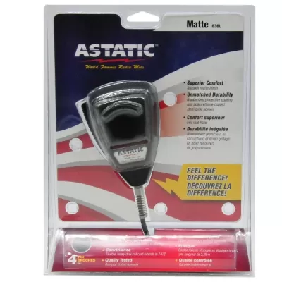 Microfone de Mão Dinâmico ASTATIC 636LRB  ASTATIC  | 4 Pinos